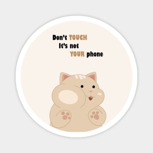 Don't touch it's not your phone Magnet